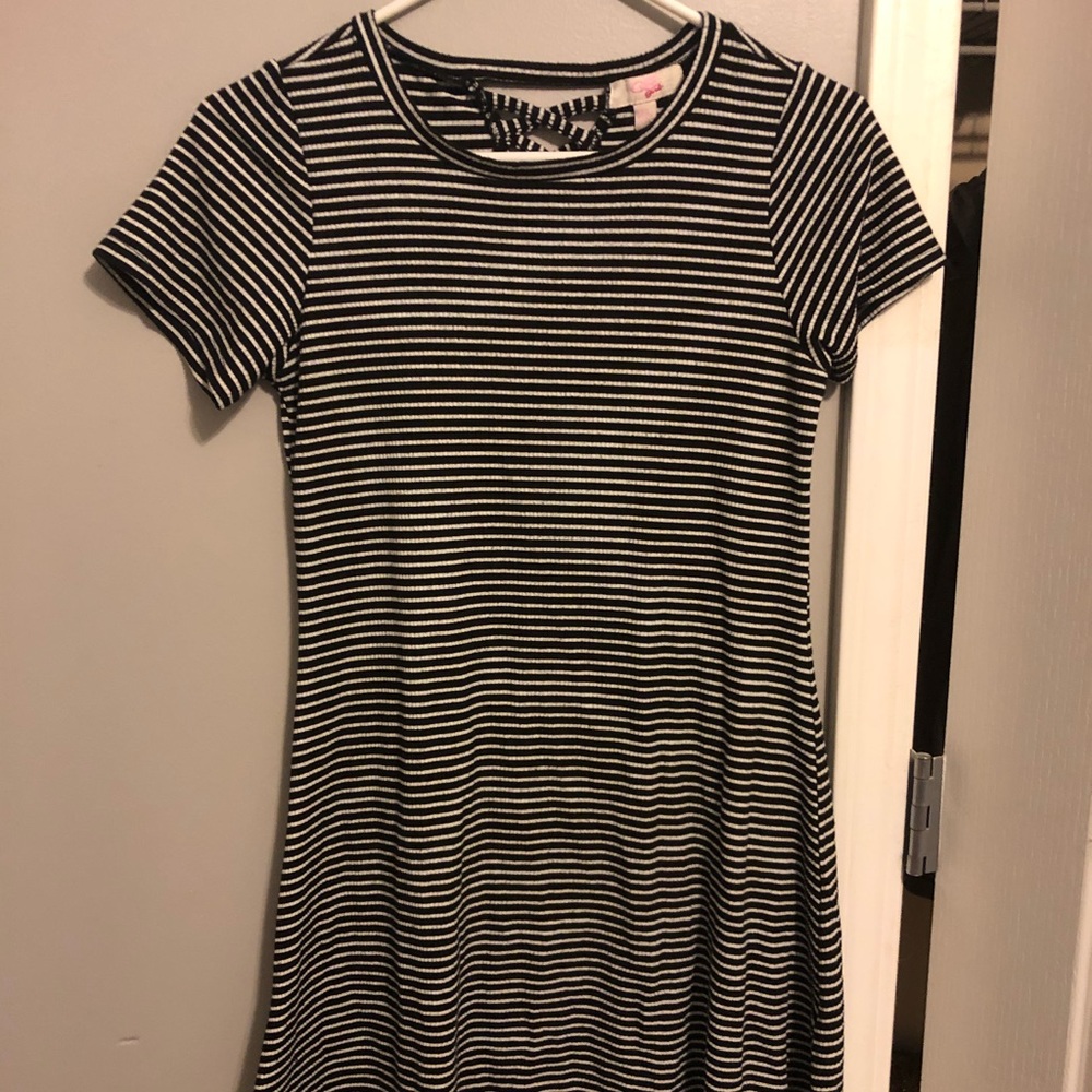 girls striped dress